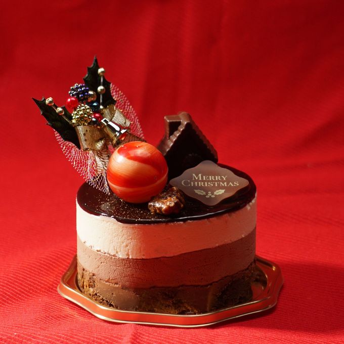 5層のくちどけ 贅沢チョコレートケーキ 3号 クリスマス2025