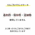 添加物不使用 生パウンドケーキ 信州りんご 16cm 3