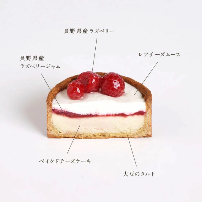 【ミニタルト2個セット】長野県産いちご・ラズベリーフロマージュ＜冷凍＞3号 9cm  6