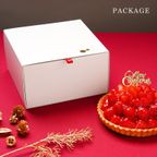【クリスマス限定ピック付き】いちごたっぷりグルテンフリータルト◆グランプリ受賞◆長野県産いちご(カスタード)＜冷凍＞ 5号 15cm クリスマス2025 5