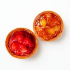 グルテンフリーフルーツタルト◆【ミニタルト2個セット】長野県産いちご・タルトタタン＜冷凍＞3号 9cm 2