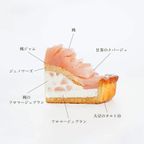 ◆グルテンフリーフルーツタルト◆長野県産桃＜冷凍＞ 5号 15cm  4