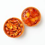 グルテンフリーフルーツタルト◆【ミニタルト2個セット】長野県産くるみとナガノパープルと大豆のキャラメルタルト・りんごのタルトタタン＜冷凍＞3号 9cm 2