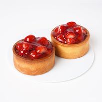 グルテンフリーフルーツタルト◆【ミニタルト2個セット】長野県産いちご・いちご＜冷凍＞3号 9cm