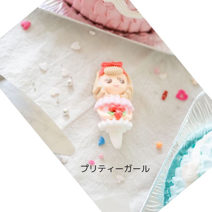 世界に一つだけ 自分で飾り付けのできる プリンセスケーキ 5号 プリティーガール/ピンク 誕生日ケーキ バースデーケーキ ひな祭り 5