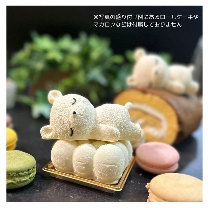 おねんねクマちゃん プレーン スポンジのお布団ですやすやレアチーズ 5