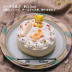 猫用 ネコ用 誕生日ケーキ チーズごろごろ 誕生日レアチーズケーキ 名前が書けるプレート付き ペットケーキ バースデー cat cake 3