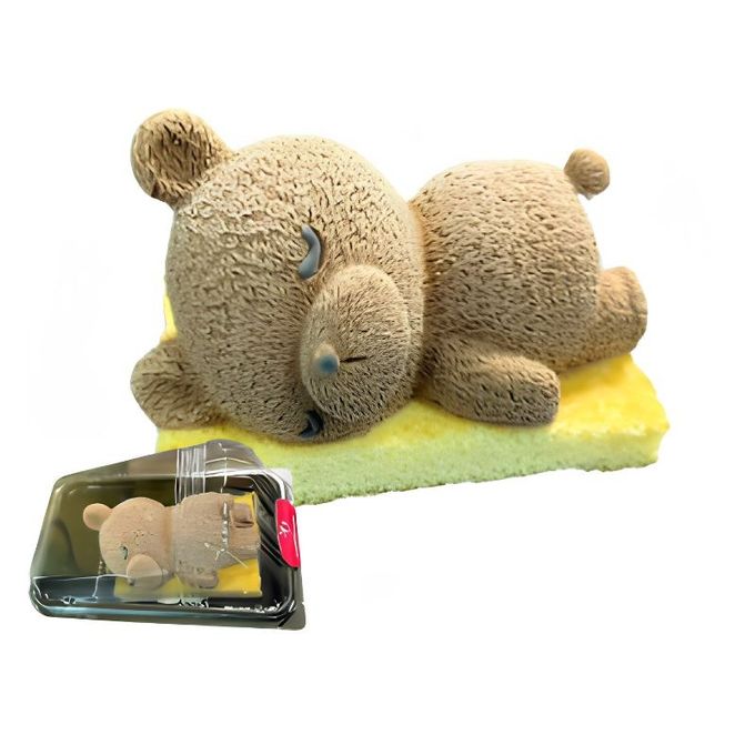 おねんねクマちゃん チョコムース スポンジのお布団ですやすや 8