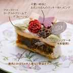 国産 無添加 手作り クッキーおまけ付き！ 犬用 バースデーケーキ 愛犬のお祝いケーキ野菜と鹿肉入り米粉ヨーグルトケーキ(グルテンフリー） 2