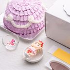 世界に一つだけ 自分で飾り付けのできる プリンセスケーキ 5号 プリティーガール/パープル 誕生日ケーキ バースデーケーキ ひな祭り 3