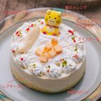 猫用 ネコ用 誕生日ケーキ チーズごろごろ 誕生日レアチーズケーキ 名前が書けるプレート付き ペットケーキ バースデー cat cake 4