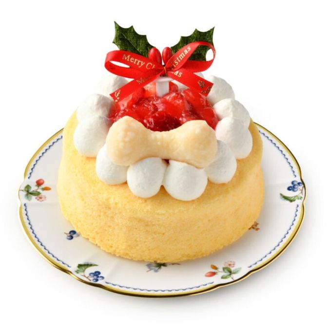予約受付中 2025犬用 猫用 クリスマス犬猫用チーズスフレ 犬猫用ケーキ クリスマスケーキ 1