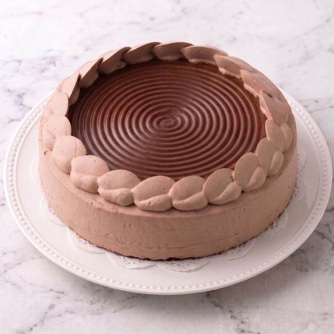 シンプルなチョコレートケーキ 7号 21.0cm 約610g ホールタイプ 誕生日ケーキ バースデーケーキ 2