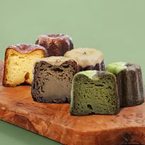 種子島粗糖の 和カヌレ日本茶 三種セット（6個入）【プレーン・抹茶・ほうじ茶】 