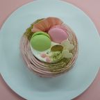 静岡産さくら香る さくらのモンブラン 〜黒糖ダックワーズとあんこのババロア〜ひな祭り2026 2