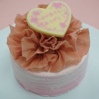 【グルテンフリー】NYチーズケーキ 4号（12cm） いちごチョコのフラワーデコレーション｜当店人気No.1 母の日2026