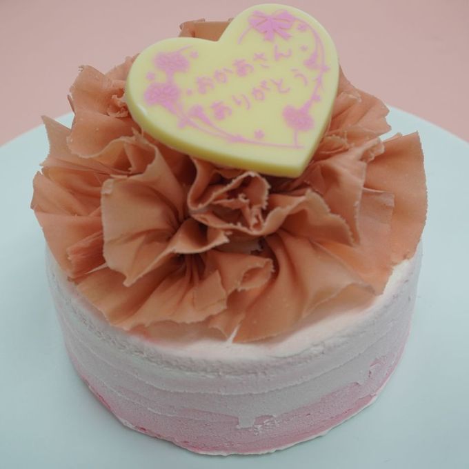 【グルテンフリー】NYチーズケーキ 4号（12cm） いちごチョコのフラワーデコレーション｜当店人気No.1 母の日2026 1