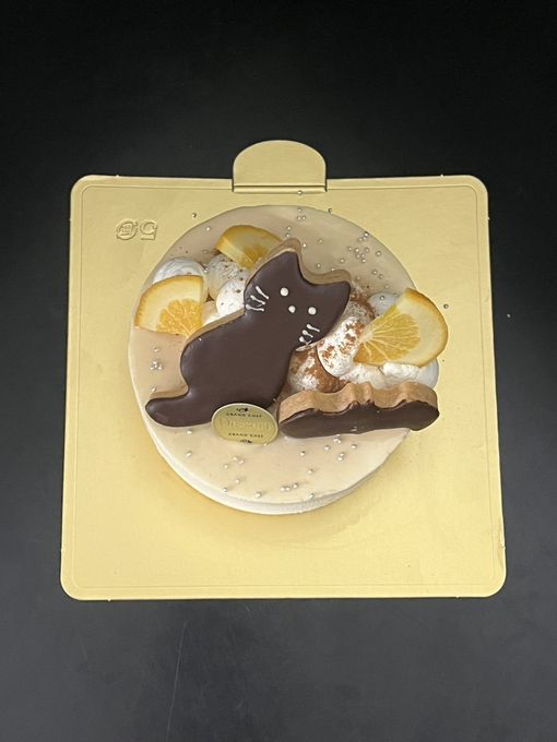紅茶ティラミス × ドライいちじく 〜グランマルニエ香る大人のハロウィンスイーツ〜（4号・12cm） 2