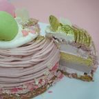 静岡産さくら香る さくらのモンブラン 〜黒糖ダックワーズとあんこのババロア〜ひな祭り2026 3