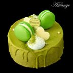 上品な抹茶香る 濃厚ベイクドチーズケーキ 4号（高さ5cm×幅12cm）｜抹茶・チーズの大人スイーツ｜ギフト・贈り物に   1