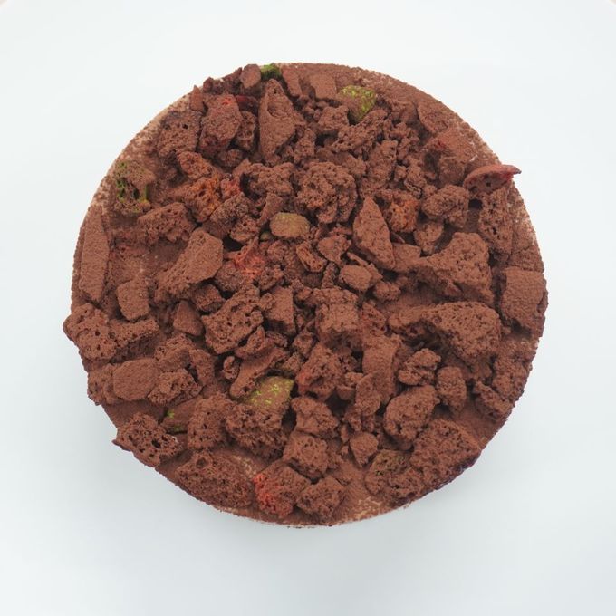 【アイス仕立て】濃厚チョコレートセミフレッド アーモンドクッキー仕立て 4号 2