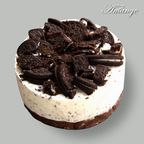 【アイス仕立て】十勝チーズとオレオのレアチーズケーキ 4号｜誕生日・ひんやりスイーツ 1