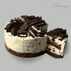 【アイス仕立て】十勝チーズとオレオのレアチーズケーキ 4号｜誕生日・ひんやりスイーツ 3