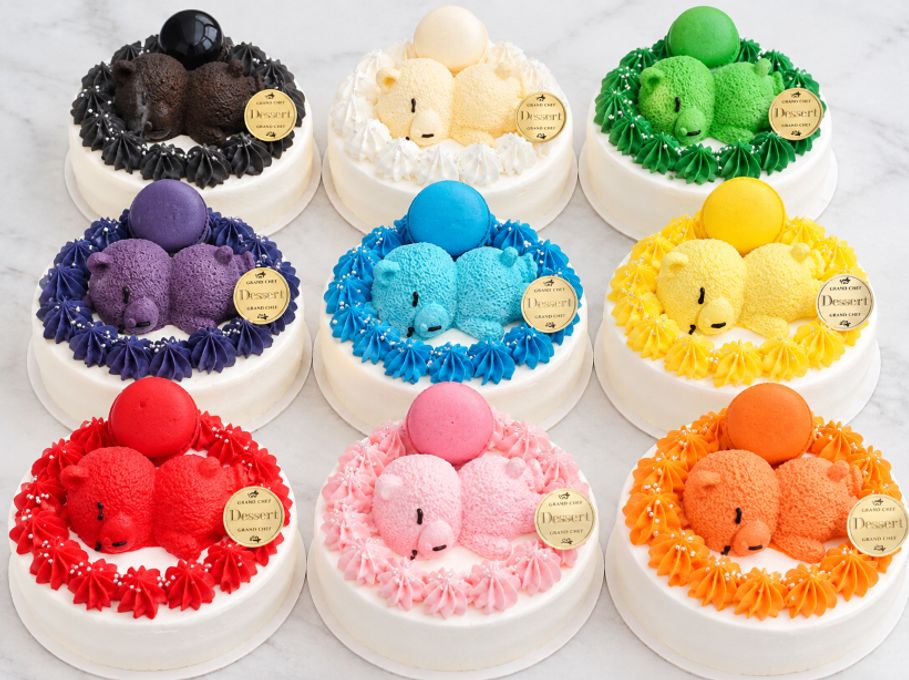 推し活くまたんケーキ 4号 ～選べる9色のくまたんショートケーキ～ 1