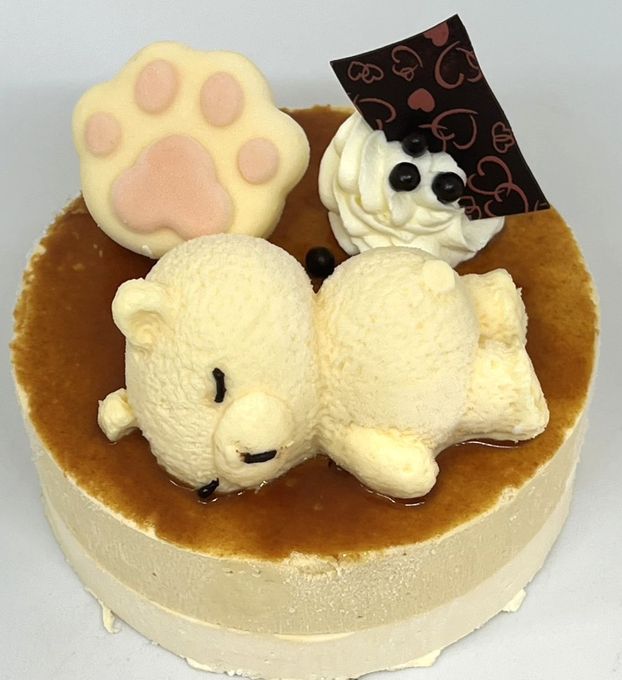 カラメルレアチーズケーキ 4号 幅12cm 2