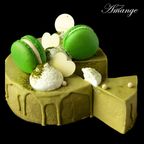 上品な抹茶香る 濃厚ベイクドチーズケーキ 4号（高さ5cm×幅12cm）｜抹茶・チーズの大人スイーツ｜ギフト・贈り物に   3