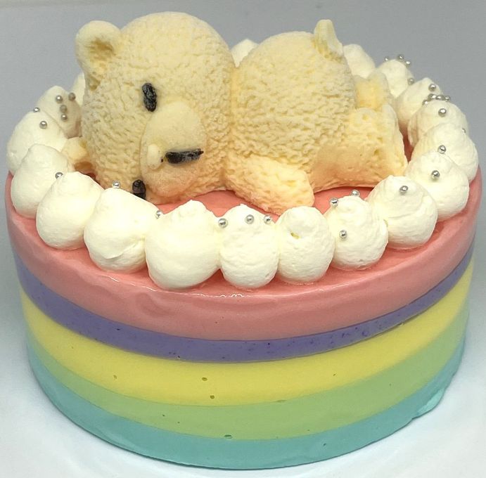 **「おやすみベアと虹の夢」～はちみつレモンヨーグルトケーキ～４号 2
