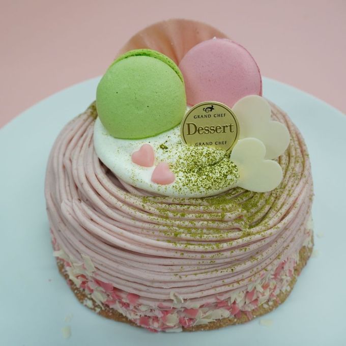 静岡産さくら香る さくらのモンブラン 〜黒糖ダックワーズとあんこのババロア〜ひな祭り2026 1