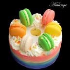 カラフルセンイルケーキ 4号｜笑顔を届ける韓国風お祝いケーキ・誕生日・ギフトに人気 1