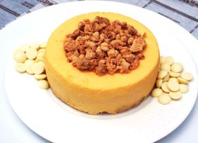 ホワイトチョコベイクドチーズケーキ 4号（高さ4cm×幅12cm）｜北海道産クリームチーズ使用・ギフト・アソートセット対応