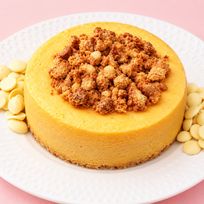 ホワイトチョコベイクドチーズケーキ 4号（高さ4cm×幅12cm）｜北海道産クリームチーズ使用・ギフト・アソートセット対応