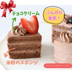 初めてのクリスマスケーキに、卵・乳・小麦を使わない本格仕立て 米粉の濃厚チョコケーキ 4号 直径約12cm  早割価格2026年12月3日まで！クリスマス2026 2