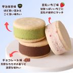 夏の贈り物に！ 卵・乳・小麦不使用 米粉と豆乳の濃厚ジェラートクッキーサンド 2
