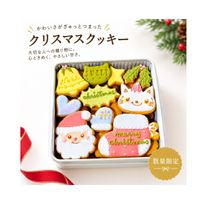 クリスマスの贈り物｜かわいいアイシングクッキー入りクッキー缶/クリスマス2026