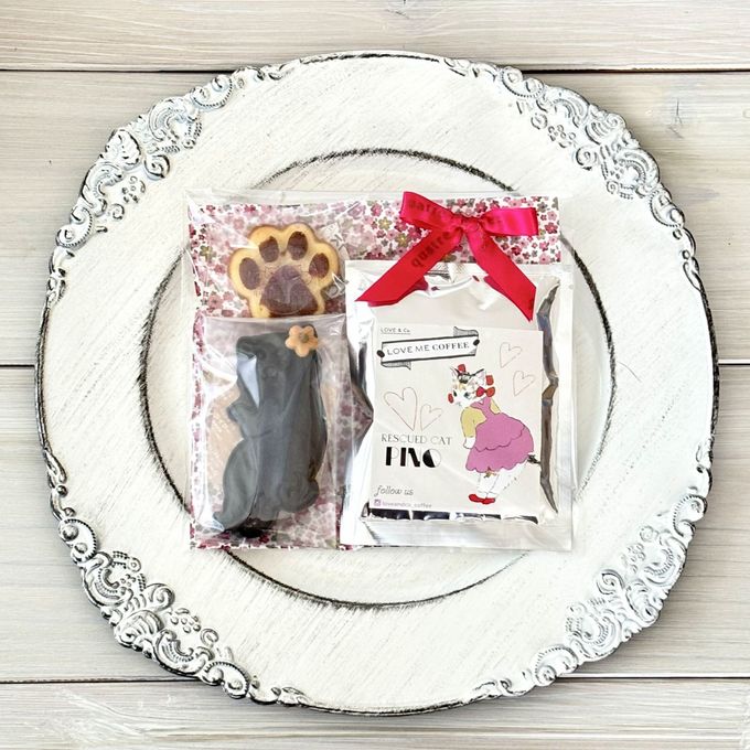 クッキーが選べる犬猫おやつとコーヒーのセット 3
