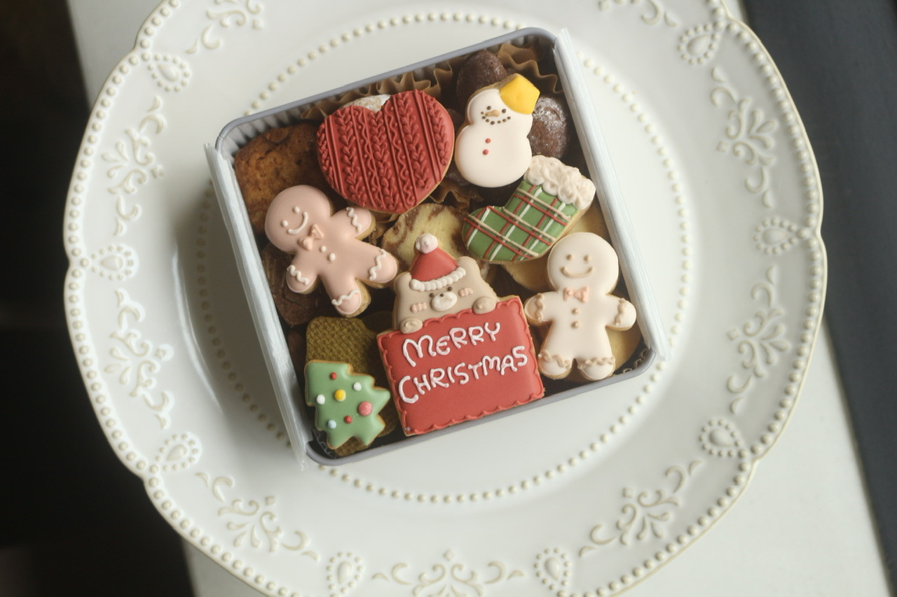 激レアダックスクリスマスクッキーパネル生地 ハンドメイド クリスマス