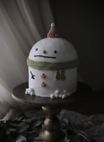 Snow Man Cake《小麦・卵・乳製品》不使用ケーキ ファーストバースデー クリスマス2025