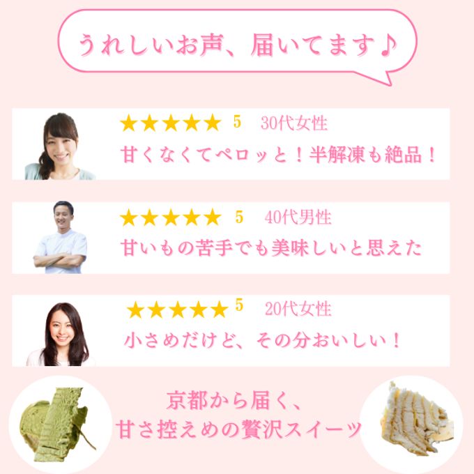 【京都フレーバーズ】アイスケーキとしても美味しい お得なセット ミルクレープロール宇治抹茶とプレーンのセット 誕生日プレゼント・贈り物に最適 お中元２０２５ 7