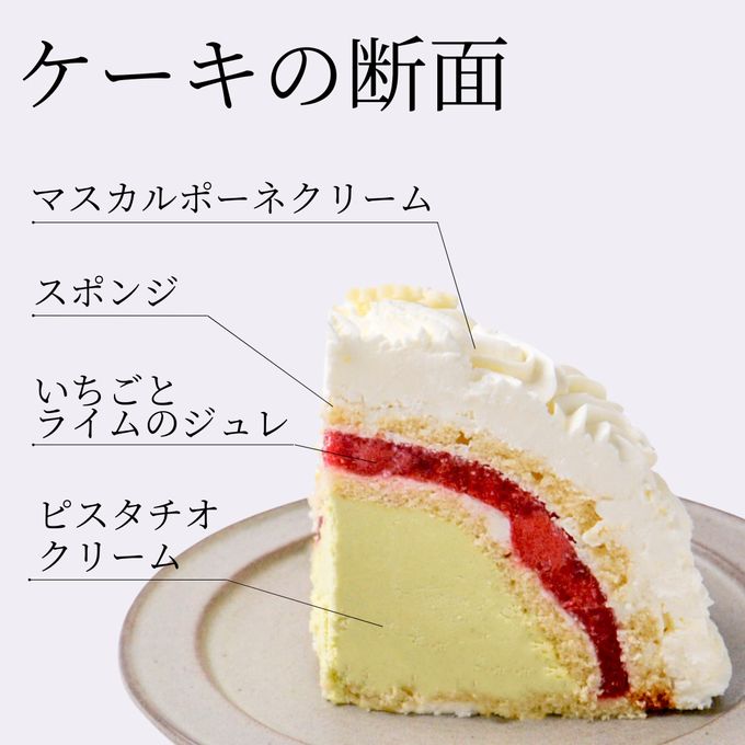 【京王プラザホテル 穐山シェフ監修】Cake.jpオリジナルクリスマス「ブールドネージュ」1個（直径16cm） 2