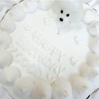 《無添加》わんちゃんねこちゃんも喜ぶシンプルで可愛いバースデーケーキ4号 4