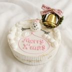 《無添加》わんちゃんと一緒にクリスマスも楽しもうケーキ 4号 1