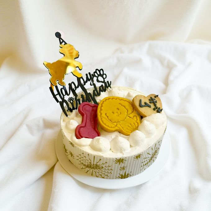 《犬種カスタム》安心無添加!愛犬家とわんちゃんのためのバースデーケーキ 4号 2