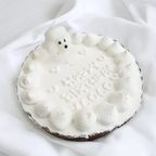 《無添加》わんちゃんねこちゃんも喜ぶシンプルで可愛いバースデーケーキ4号 2