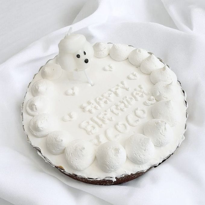 《無添加》わんちゃんねこちゃんも喜ぶシンプルで可愛いバースデーケーキ4号 2