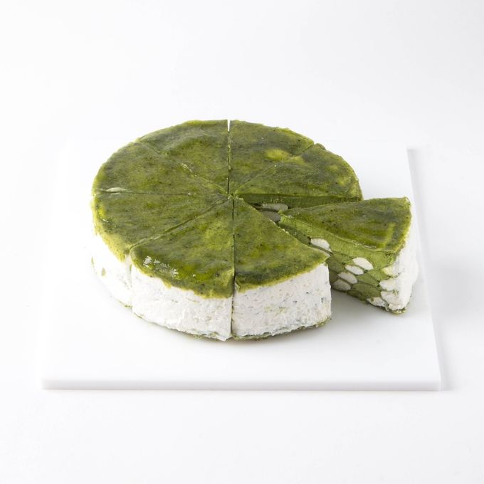 抹茶のあみあみミルクレープ5号（カット） 3