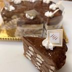 チョコのあみあみミルクレープ5号（カット） 2